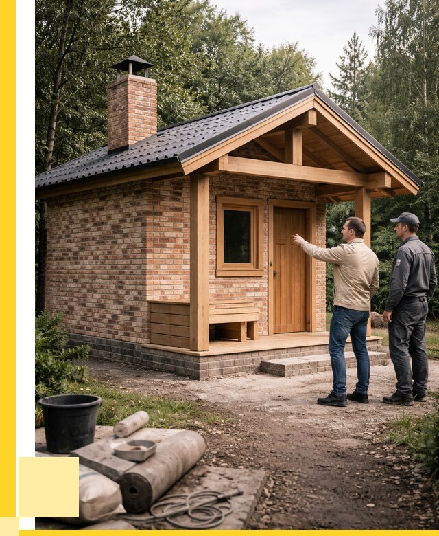 Кирпичные бани и печи в Волжском от 354550 р. | ЭриданВлж