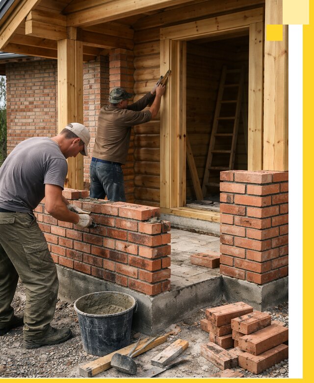 Строительство кирпичных бань под ключ в Волжском с гарантией качества