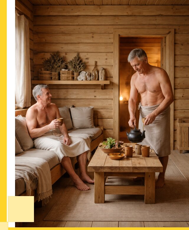 Бани с комнатой отдыха под ключ в Волжском от 455850 р. | ЭриданВлж