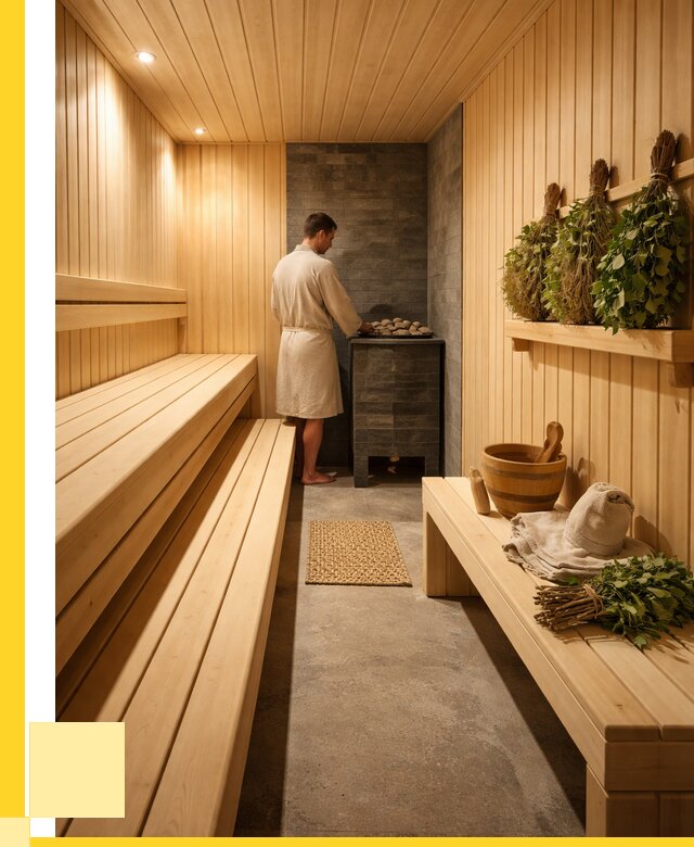 Отделка парной под ключ в Волжском от 354550 р. | ЭриданВлж