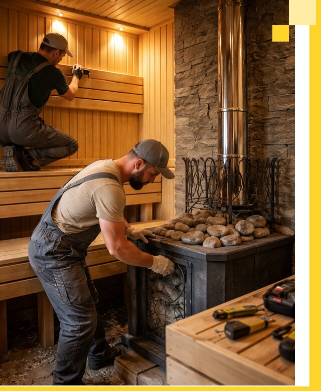 Комплексный дизайн бань, саун и зон отдыха в Волжском