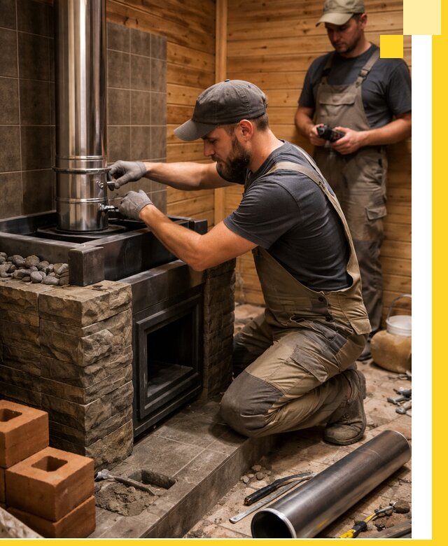 Изготовление и установка банных печей под ключ в Волжском