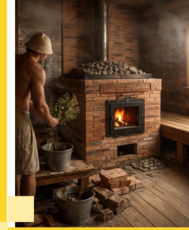 Кирпичные банные печи в Волжском от 91170 р. | ЭриданВлж