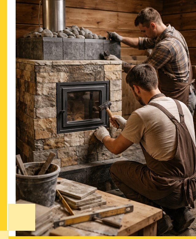 Облицовка банной печи в Волжском от 15195 р. | ЭриданВлж