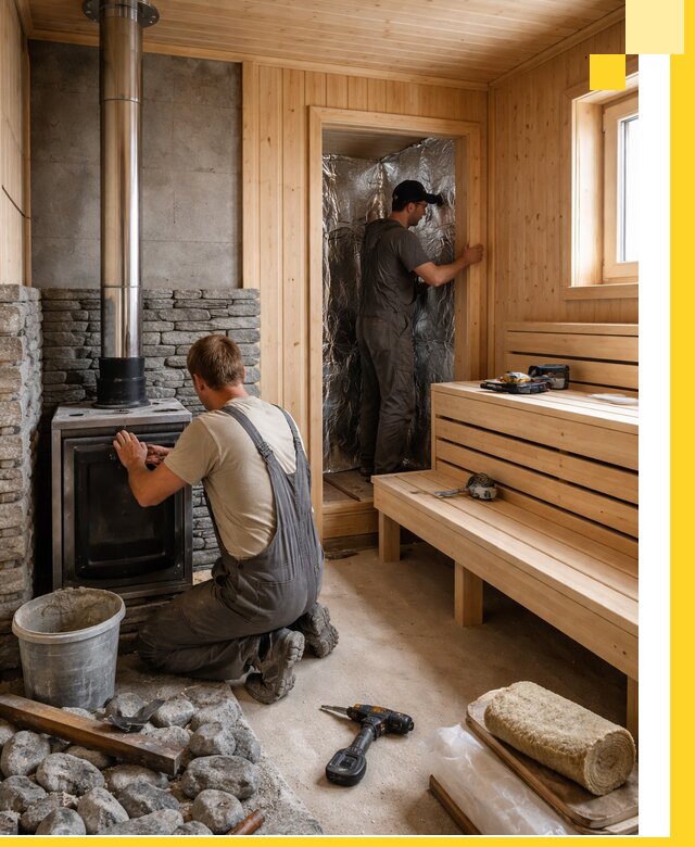 Строительство и изготовление бань под ключ в Волжском