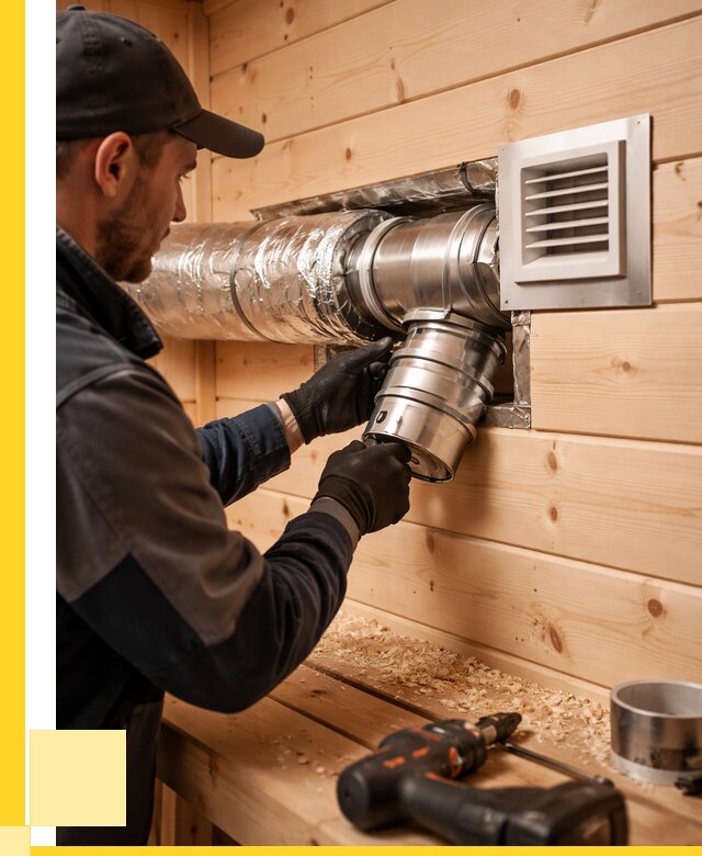 Монтаж вентиляции бани в Волжском от 12156 р. | ЭриданВлж