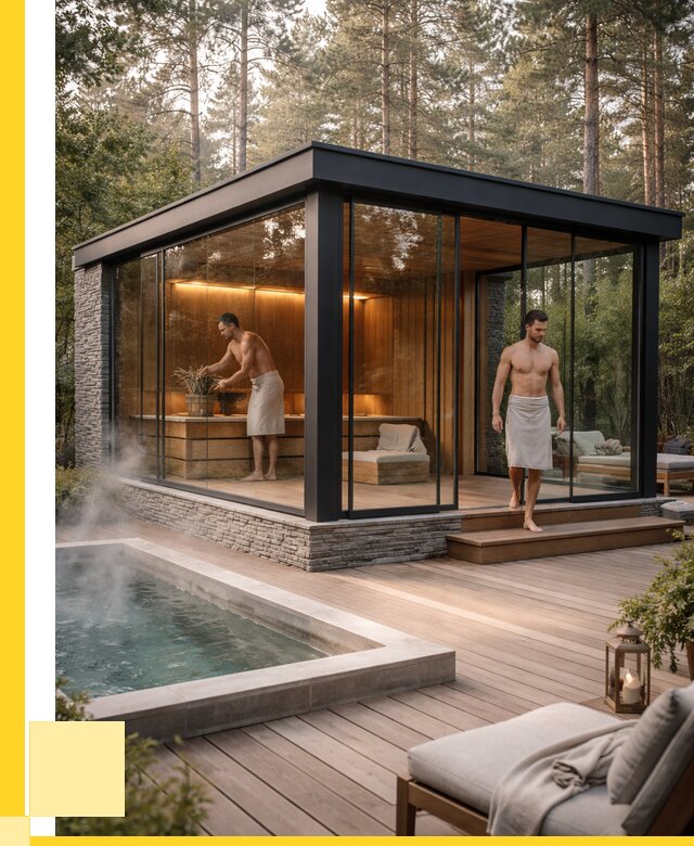 Стеклянные бани и двери в Волжском от 455850 р. | ЭриданВлж