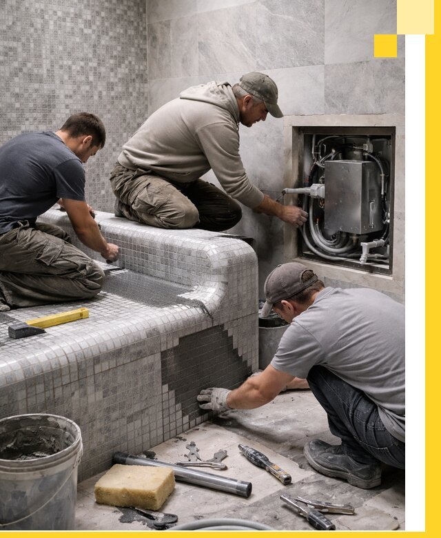 Проекты хамамов под ключ в Волжском и дизайн и строительство