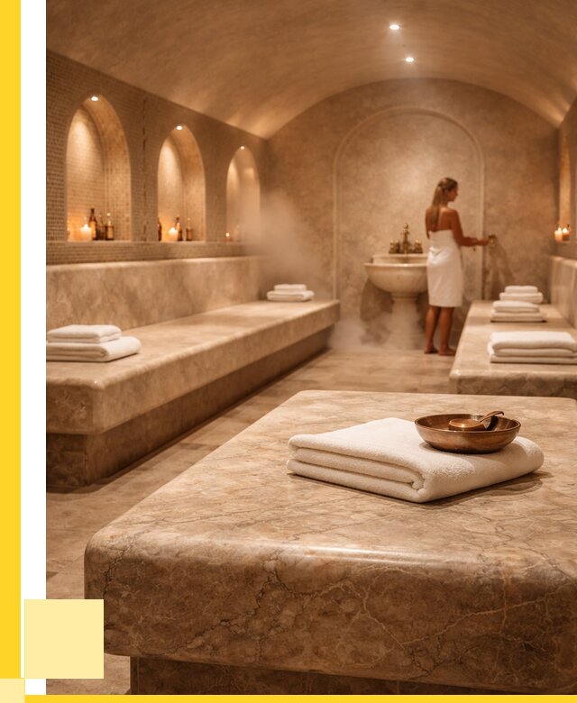 Лежаки для хамама в Волжском под ключ от 35455 р. | ЭриданВлж