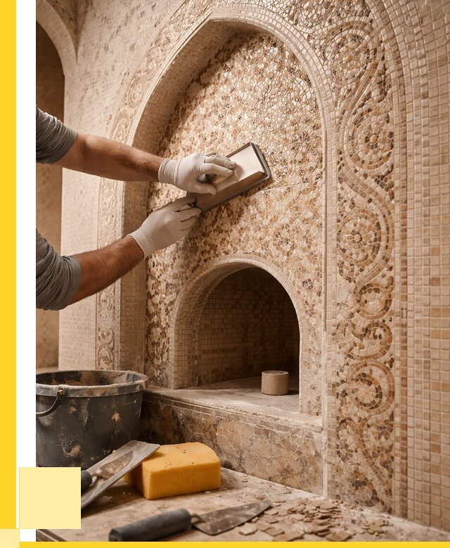 Мозаика для хамама в Волжском под ключ от 5065 р. | ЭриданВлж