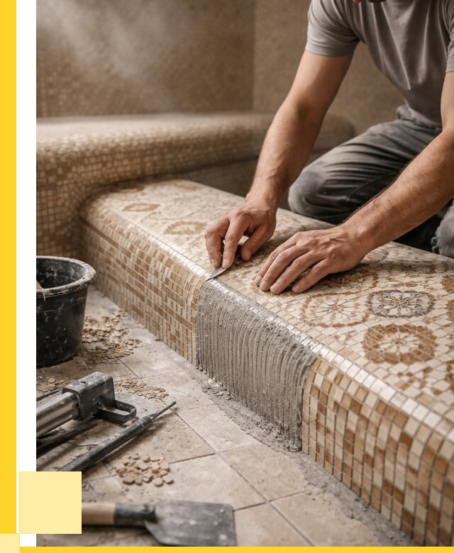 Плитка для хамама под ключ в Волжском от 3546 р. | ЭриданВлж